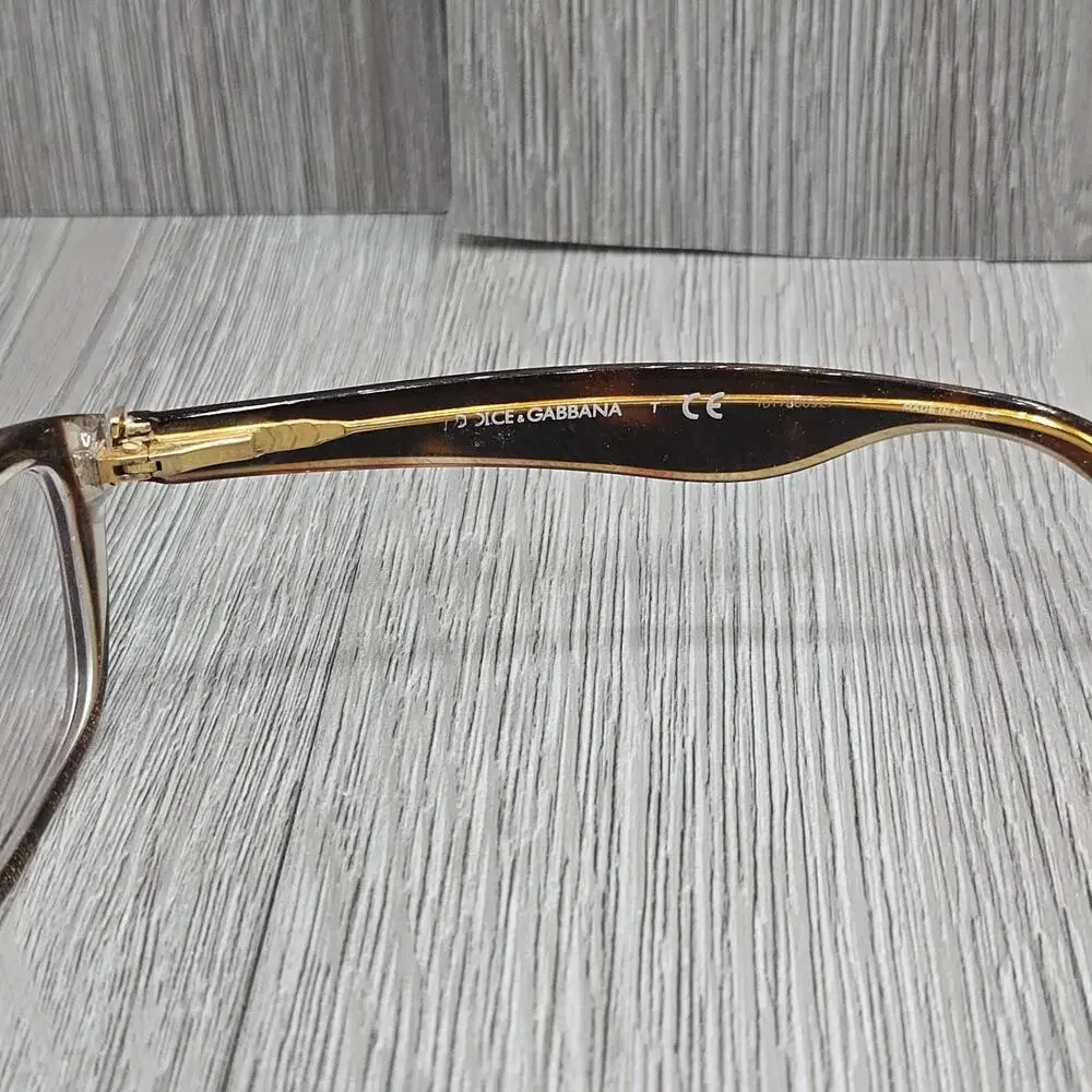 Dolce & Gabbana Eyeglasses DG 3168 2738 Frame Tortoise Women 51[]16 135 - Picture 5 of 5